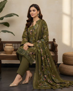 Marina Kundan with Wool Shawl