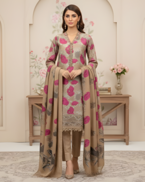 Marina Kundan with Wool Shawl